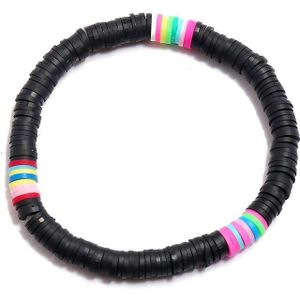 B2354 Bohemian Kleurrijke Polymer Clay Bead Bedelarmband Elastische Bangles Bead Stretch Armband Handgemaakte Mode Strand