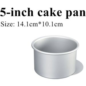 1 Stuk Ronde Cake Pan Met Verwijderbare Bodem, geanodiseerd Aluminium 10Cm Diepe Ronde Cheesecake Pan Chiffon Cakevorm Bakvorm