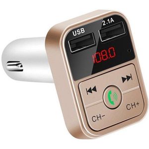 Auto Bluetooth MP3 Handsfree Led Screen Fm-zender 2.1/Een Dual-Poort Auto Fast Charger auto Elektronische Accessoires