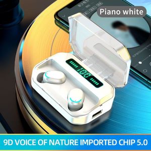 Bluetooth 5.0 Touch Control Draadloze Muziek Headset Oordopjes Met Led Display Opladen Doos Geschikt Waterdichte Hifi Stereo 2200Mah