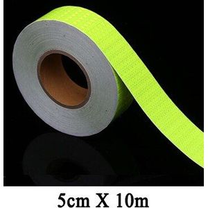 5Cm X 10M/Roll Hoge Intensiteit Waterdichte Reflecterende Stickers Reflector Decals Voor Auto