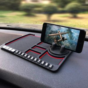 Multifunctionele Auto Anti-Slip Mat Auto Telefoon Houder Non Slip Kleverige Anti Slide Dash Telefoon Mount Siliconen Dashboard Auto pad Mat