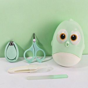 4 Stks/partij Nail Care Set Baby Gezondheidszorg Kit Pasgeboren Baby Nail Trimmer Cartoon Veilig Nail Care Tools Manicure Snijders voor Pasgeborenen