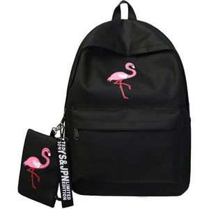 Rugzakken Vrouwen Eenvoudige Flamingo Afdrukken Rugzak Voor Tienermeisjes Laptop Schooltassen Mochila