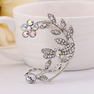 Lukeni Mode-sieraden Strass Oorbellen Punk Oor Manchet Dragonfly Bloemen Oorbel Jassen Voor Vrouwen EJ024