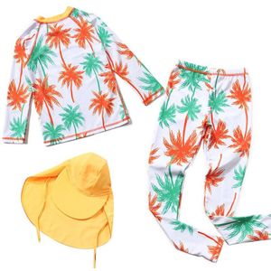 Kinderen Badmode Voor Jongens Volledige Cover UPF50 + Lange Mouwen Uv-bescherming Kinderen Badpak Jongen Badpak Strand Kleding surf Pak