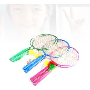 1 Set Tennisracket Ouder-kind Educatief Sport Badminton Spel Speelgoed Voor Meisjes Sport Kinderen Kids