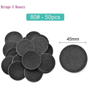 100Pcs Disc Cuticle Eelt Verwijder Tool Voor Elektrische Voet File Eelt Hard Dode Huid Pedicure Gereedschap Vervangbare Schuurpapier