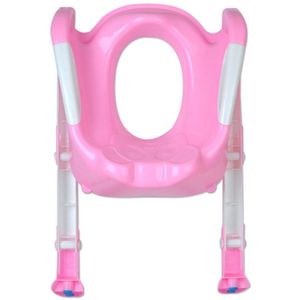 Baby Peuter Potty Toilet Trainer Autozitje Stoel Stap met Verstelbare Ladder Zuigeling Wc Training antislip Folding Seat