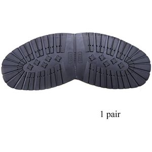 Lederen Business Schoenen Hak Zool Dikker Rubber Schoen Zolen Voor Mannen Antislip Reparatie Diy Vervanging Buitenzolen Zwart Geel mat Pad