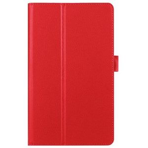 Litchi PU Leather Stand Case voor Sony Xperia Z2 10.1 inch Tablet Flip PU Lederen Stand Beschermende Funda Case + film + pen