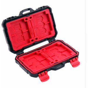 4 stuks cf-kaart Geheugenkaart Doos Protector Case Waterdicht Anti-shock Case Houder SDXC MSPD XD 12 TF t-Flash Opslag