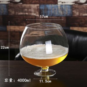 1000Ml/2000Ml/4000Ml Cocktail Glas Rode Wijn Glas Beker Grote Mokken Koffie Cups Brandy Snifters champagne Cup Kerstcadeau