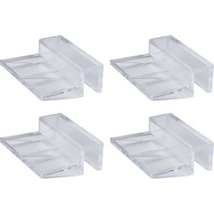 4 Stks/partij Aquatische Huisdier Onderdelen Aquarium Accessoires Aquarium Acryl Clip Glas Cover Ondersteuning Houders 6/8/10/12Mm Aquariumssupplies