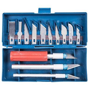 Antislip Metalen Scalpel Mes Gereedschap Kit Cutter Graveren Craft Messen Met Extra Blades Voor Mobiele Telefoon Pcb Diy repair Hand Tool