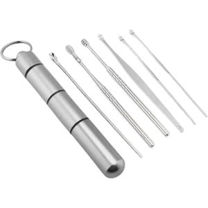 6 Stuks Oor Pick Oorsmeer Verwijderen Kit Oor Schoonmaken Tool Sets