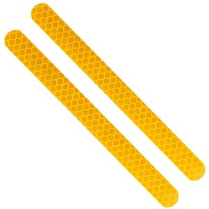 2 Stuks Auto Stickers Reflector Achteruitkijkspiegel Reflecterende Tape Auto Accessoires Exterieur Reflex Tape Reflecterende Strip