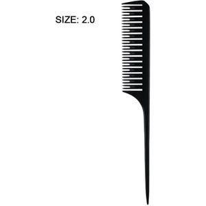 5 Maten Haar Verven Hoogtepunt Haar Borstel 2 Kanten Tip-Staart Kam Stylist Salon Haarkleuring Anti-Statische kapsel Kappers Kam