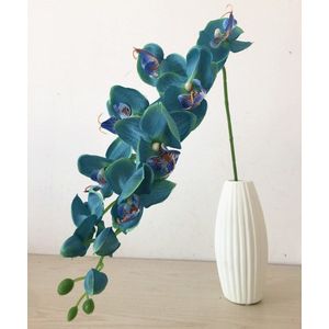 10 P Phalaenopsis Orchidee Bloem 78 Cm Kunstmatige Simulatie Orchideeën Wit/Roze/Fuchsia/Paars/Groen/blauwe Kleuren Voor Bruiloft Bloem