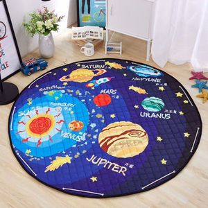 Baby Kruipen Tapijt Play Mat Tapijt Cartoon Dier Playmats Draagbare Kinderen Speelgoed Opbergzakken Organisator Koord Pouch Waszak