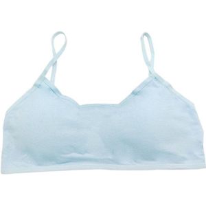 Jonge Meisjes Training bh voor meisjes Solid Soft Katoen Beha Puberteit Tiener Ademend Ondergoed Kid Kleding zomer bikini Beha