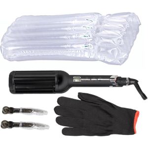 Haar Curler Drie Buis Krultang Grote Krulspelden Grote Golf Wand Keramische Triple Barrel Krulspelden Corrugation Voor Haar