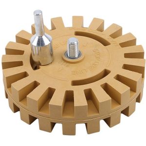 Rubber Gum Wiel Voor Verwijderen Auto Lijm Sticker Auto Reparatie Verf Tool Pneumatische Degumming Disc