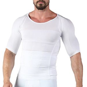 Mannen Afslanken Shaper Houding Vest Mannelijke Buik Buik Voor Corrector Compressie Body building Fat Burn Borst Shirt Corset
