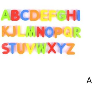 Magnetische Engels Letters Digitale Alfabet Stickers Stickers Board Speelgoed Magnetische Witte Stickers Koelkast Onderwijs M6D6