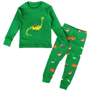 Lange mouwen Dinosaurus Pyjama Set Nachtjapon Nachtkleding Nachtkleding Homewear Pyjama Voor Peuter Jongen Kleding