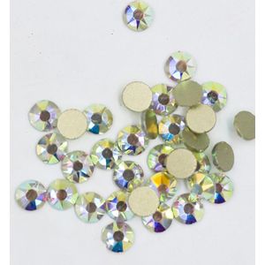 16 Snijdt 2088 Cut Facetten Nail Strass 8 Grote 8 Kleine Crystal Ab Plaksteen Niet Hotfix Rhinestones Decoratie Kristallen Stenen