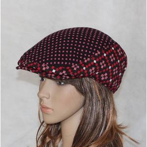 kleurblok decoratie uit wollen baret cap cap eendenbeksysteem cap sunbonnet lente en de herfst toevallige vrouwen man