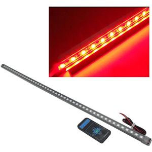 JX-LCLYL 1 Set 56 Cm 48LED 5050 Waterdichte Flash Auto Knight Rider Strip Licht Rood + Remote