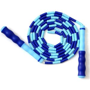 Plastic Kralen Practocal Jump Rope Met Anti-slip Handvat Lichtgewicht Verstelbare Springtouw Fitness Touw voor Volwassen Kid Chidren