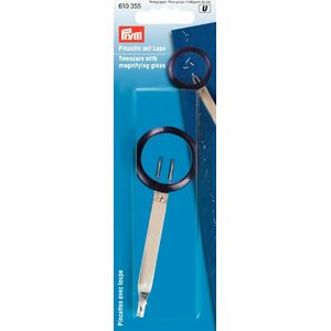 Prym 611868 Stitch Markers Plastic 611978, Spoel Ring 610355, pincet Met Vergrootglas 610470 Rotary Cutter Omnicut 45Mm