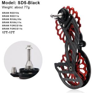 Airwolf Road Fiets Keramische Lager Carbon Fiets Keramische Achterderailleur Kooi Katrol Wielen Kit Voor Shimano/Sram Groepset