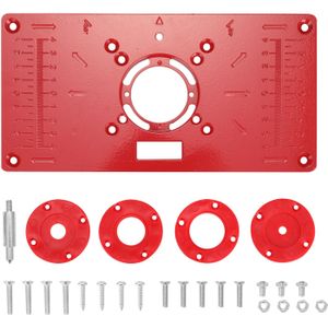 Multifunctionele Aluminium Router Tafel Insert Plaat Houtbewerking Bankjes Hout Router Trimmer Modellen Graveermachine Flip Boord