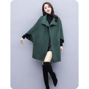 Dubbele Geconfronteerd Kasjmier Wollen Jassen 2022 Vrouwen Lente Herfst Winter Grote Maat Losse Mantel Wollen Jas Vrouwelijke f169