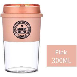 Draagbare 300Ml/400Ml Tritan Materiaal Koffie Mok Anti-Brandwonden Lekvrije Thee Melk cup Mok Voor