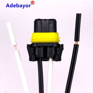 100 X Cable Cord Connector Plug H11 9005 9006 Kabelboom Power Licht Socket Lichten Lamp Houders Bedrading Adapter Lamp fog