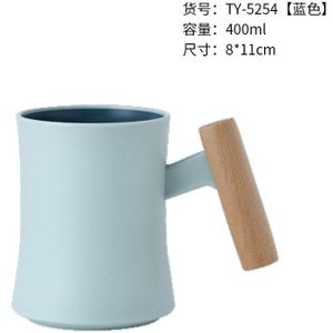 Houten Handvat Wassen Cup Creatieve Persoonlijkheid Milieuvriendelijke Plastic Mondwater Kopjes Huishoudelijke Verdikte Fall-Slip Borstelen Cup