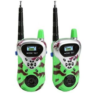 2 STUKS Kinderen Elektronische Walkie Talkie Speelgoed Intercom Radio Handheld Twee-weg Communicator Handheld Outdoor Speelgoed Brithday