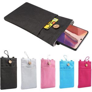 Zachte Doek Pouch Telefoon Tas Voor Iphone 11 Pro Max Sleeve Case Voor Iphone 12 Pro Xs Max Xr X 6 S 7 8 Plus Se Wallet Pouch Bag