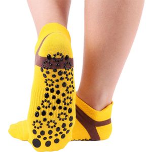 2022 Vrouwen Yoga Sokken Gym Siliconen Antislip Pilates Sokken Ademend Fitness Ballet Dans Katoen Meisje Sport Sokken Slippers