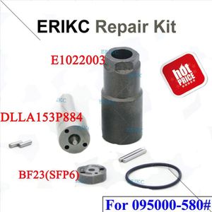 ERIKC Diesel Injector 5800 5801 Revisie Reparatiesets Nozzle DLLA153P884 Valve Plaat BF23, Pin, afdichting Ring Voor FORD Transit 2.2