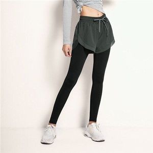 2 In 1 Sport Broek Vrouwen Trainingsbroek Oefening Running Jogging Broek Fitness Training Gym Workout Sport Broek Sportkleding