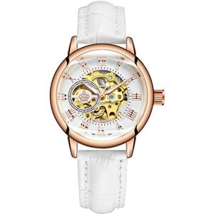 Montre Femme Top Brand Orkina Luxe Mode Mechanische Horloges Rose Goud Dames Skelet Automatische Horloges Voor Vrouwen