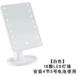 Verlichte Spiegel Led Licht Lamp Make-Up Spiegel Licht Touch Dimme Desktop Spiegel Led Cosmetische Vanity 10X Vergrootglas Spiegel WY5