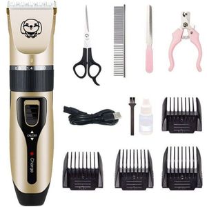 Elektrische Hond Haar Trimmer Usb Opladen Huisdier Tondeuse Oplaadbare Low-Noise Kat Hair Remover Grooming Haar Snijder Machine