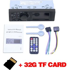 Kebidumei Autoradio 1 Din Bluetooth5.0 Stereo Ontvanger MP3 Speler Handsfree A2DP Usb Opladen Tf 3 &quot;Scherm Audio systeem